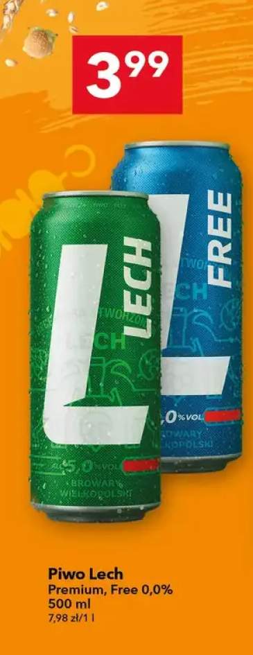 Piwo Lech Free 0,0%