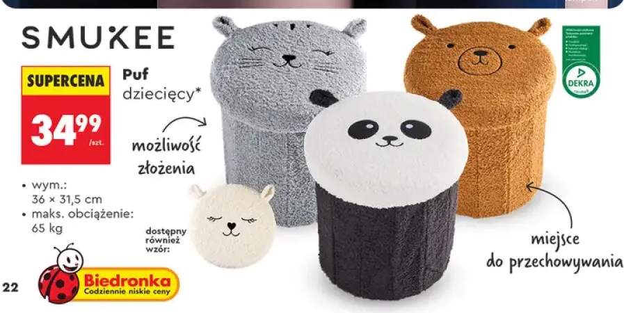 Puf dziecięcy możliwość złożenia