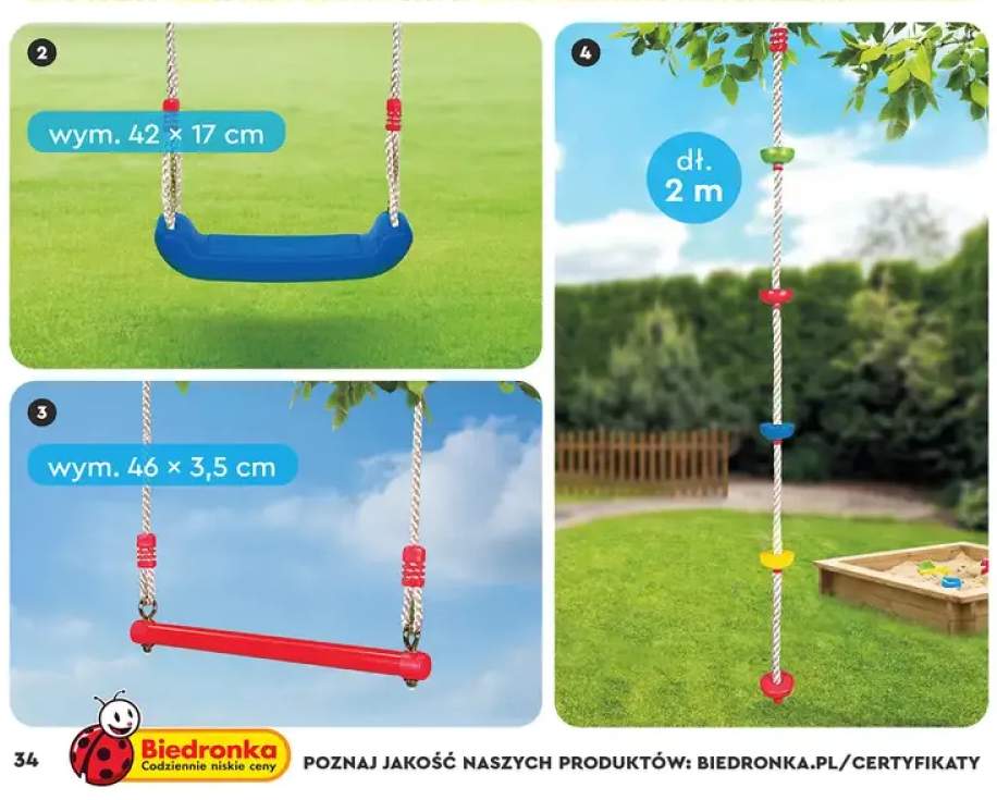 Huśtawka do wspinania