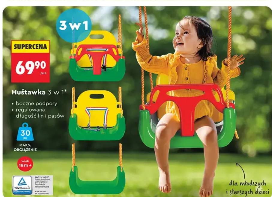 Huśtawka 3 w 1