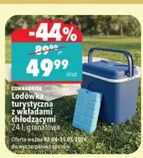 Lodówka turystyczna z wkładami chłodzącymi 24 l, granatowa