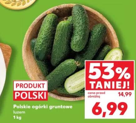 Ogórki gruntowe luzem