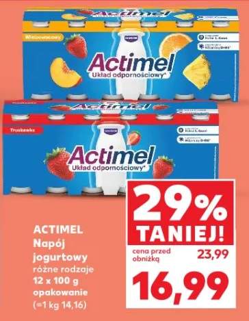 Napój jogurtowy różne rodzaje 12 x 100g opakowanie