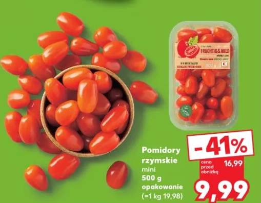 Pomidory rzymskie mini