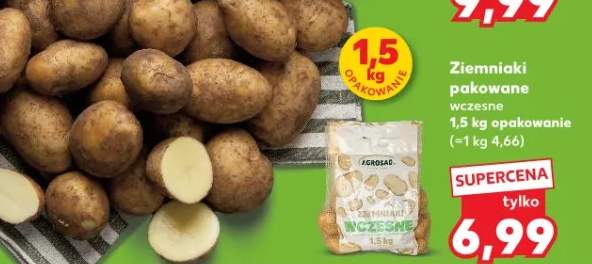 Ziemniaki pakowane wczesne