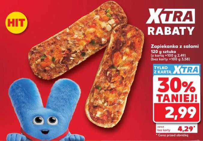 Zapiekanka z salami