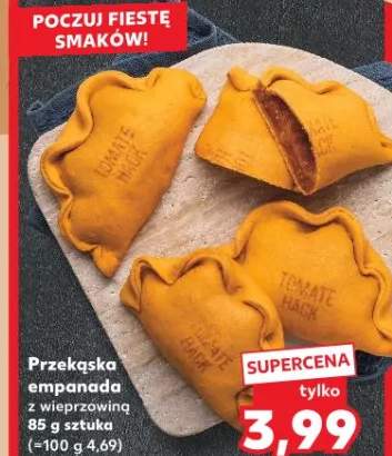 Przekąska pieganiada z wieprzowiny