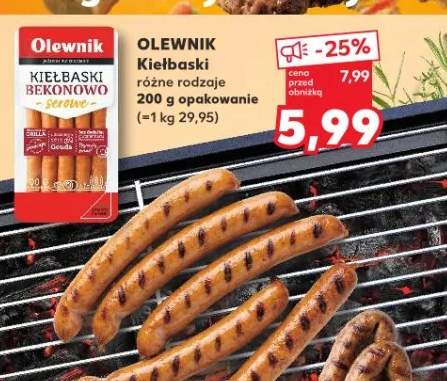 Kiełbaski różne rodzaje