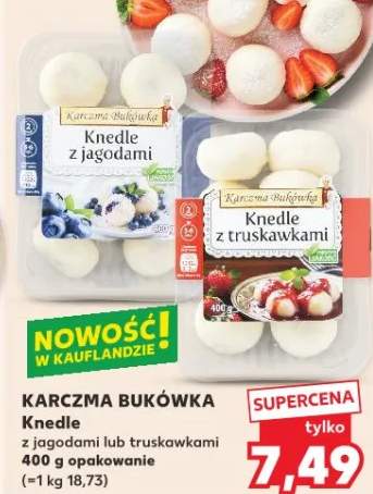 Knedle z jagodami lub truskawkami