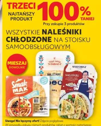 Naleśniki chłodzone na stoisku samoobsługowym