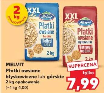 Płatki owsiane błyskawiczne lub górskie