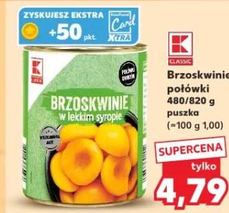 Brzoskwinie połówki