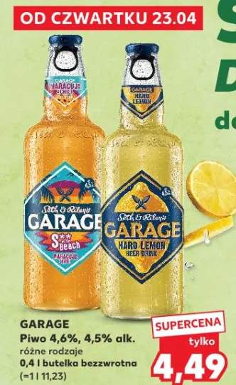 Piwo Garage Hard Lemon Iced Tea