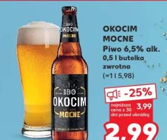 Piwo Okocim Mocne