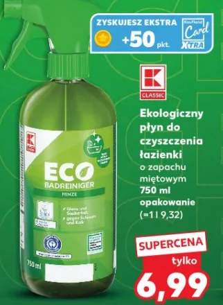 Ekologiczny płyn do czyszczenia łazienki o zapachu miętowym