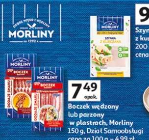 Boczek wędzony lub parzony w plasterkach dział samoobsługi