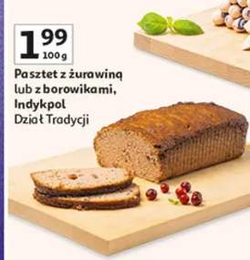 Pasztet z żurawiną lub z borówkami