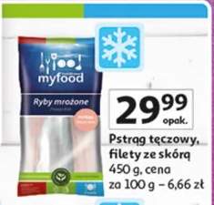 Pstrąg tęczowy, filety ze skórą