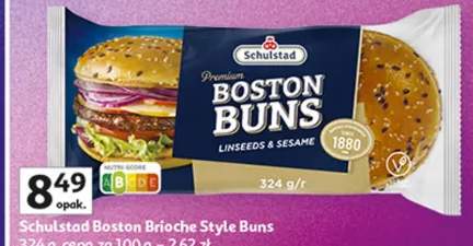 Bułki Boston Brioche Style Buns Linsseeds & Sesam