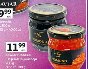 Kawior z łososia lub jesiatra, imitacja