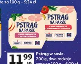 Pstrąg w sosie, dwa rodzaje