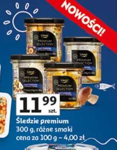 Śledzie premium, różne smaki