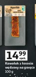 Kawałek z łososia wędzony na gorąco