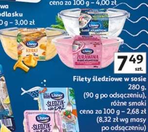 Filety śledziowe w sosie