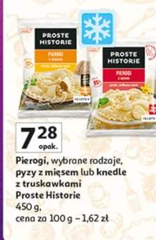 Pierogi, wybrane rodzaje, pyzy z mięsem lub knedle z truskawkami