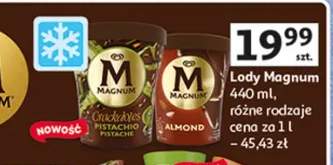 Lody Magnum, różne rodzaje