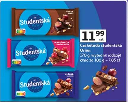 Czekolada studencka Orion