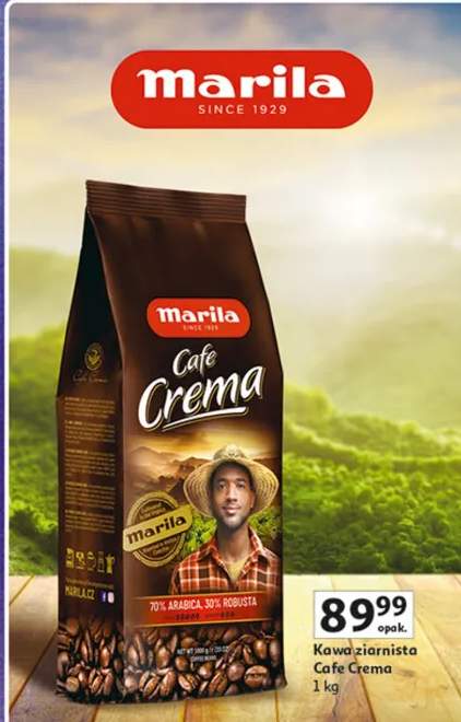 Kawa ziarnista Cafe Crema