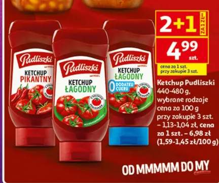 Ketchup Pikantny, Łagodny