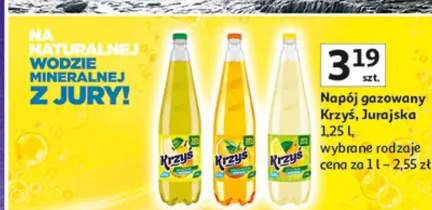 Napój gazowany Krzyś, Jurajska wybrane rodzaje