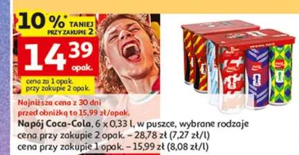 Napój Coca-Cola w puszce