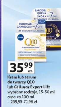 Krem lub serum do twarzy Q10 lub Cellular Expert Lift