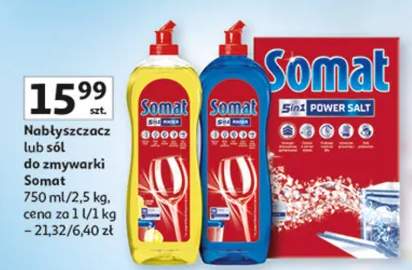 Nabłyszczacz lub sól do zmywarki