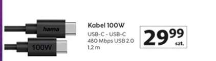 Kabel 100W USB-C - USB-C 480 Mbps USB 2.0 1,2 m