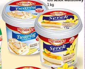 Twaróg sernikowy lub serek waniliowy