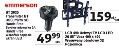 Transmiter BT USB, micro SD Hands Free Szybka ładowarka 3A Hands Free Wyszukiwarka Ekran LED