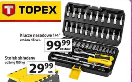 Klucze nasadowe 1/4" zestaw 46 szt.