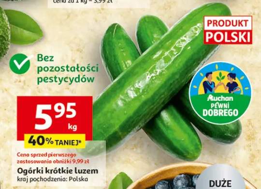 Ogórki krótkie luzem