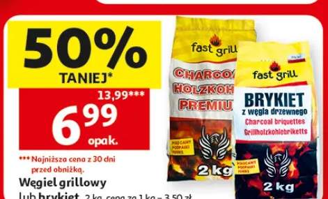 Węgiel grillowy lub brykiet