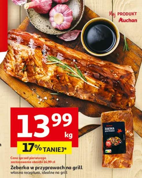 Żeberka w przyprawach na grill