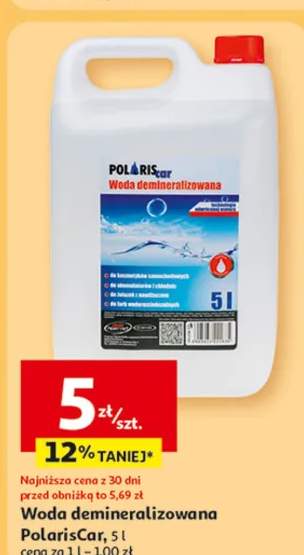 Woda demineralizowana PolarisCar