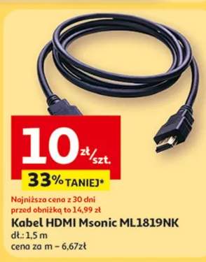 Kabel HDMI Msonic ML1819NK