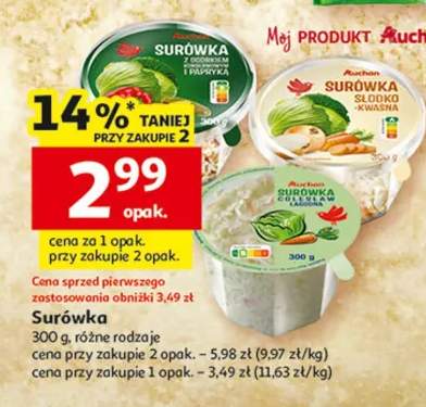 Surówka różne rodzaje