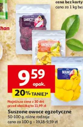 Suszone owoce egzotyczne