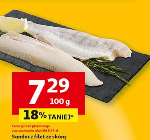 Sandacz filet ze skórą
