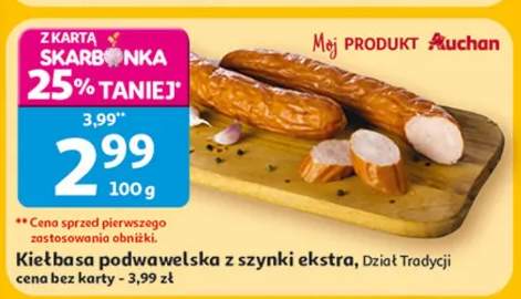 Kiełbasa podwawelska z szynki ekstra
